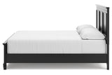 Lanolee Black California King Panel Bed by Ashley at Eve Furniture