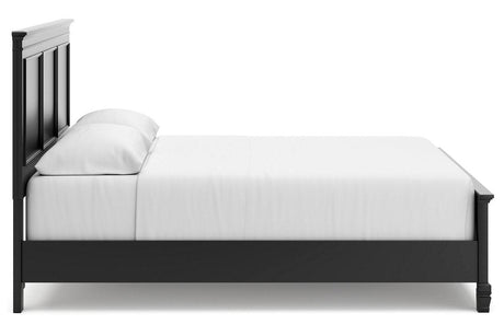 Lanolee Black California King Panel Bed by Ashley at Eve Furniture
