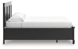 Lanolee Black California King Panel Storage Bed by Ashley at Eve Furniture