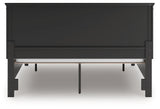 Lanolee Black California King Panel Storage Bed by Ashley at Eve Furniture