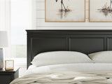 Lanolee Black California King Panel Storage Bed by Ashley at Eve Furniture