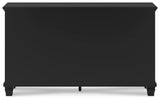Lanolee Black Dresser by Ashley at Eve Furniture