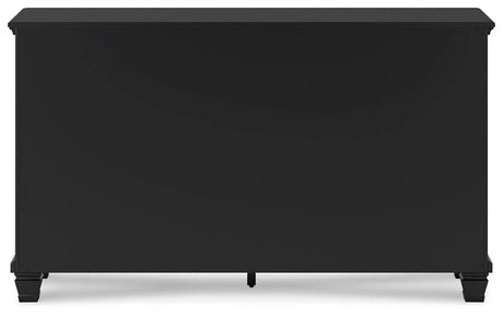 Lanolee Black Dresser by Ashley at Eve Furniture