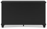 Lanolee Black Dresser by Ashley at Eve Furniture