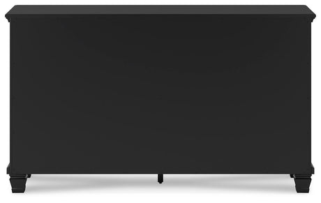 Lanolee Black Dresser by Ashley at Eve Furniture