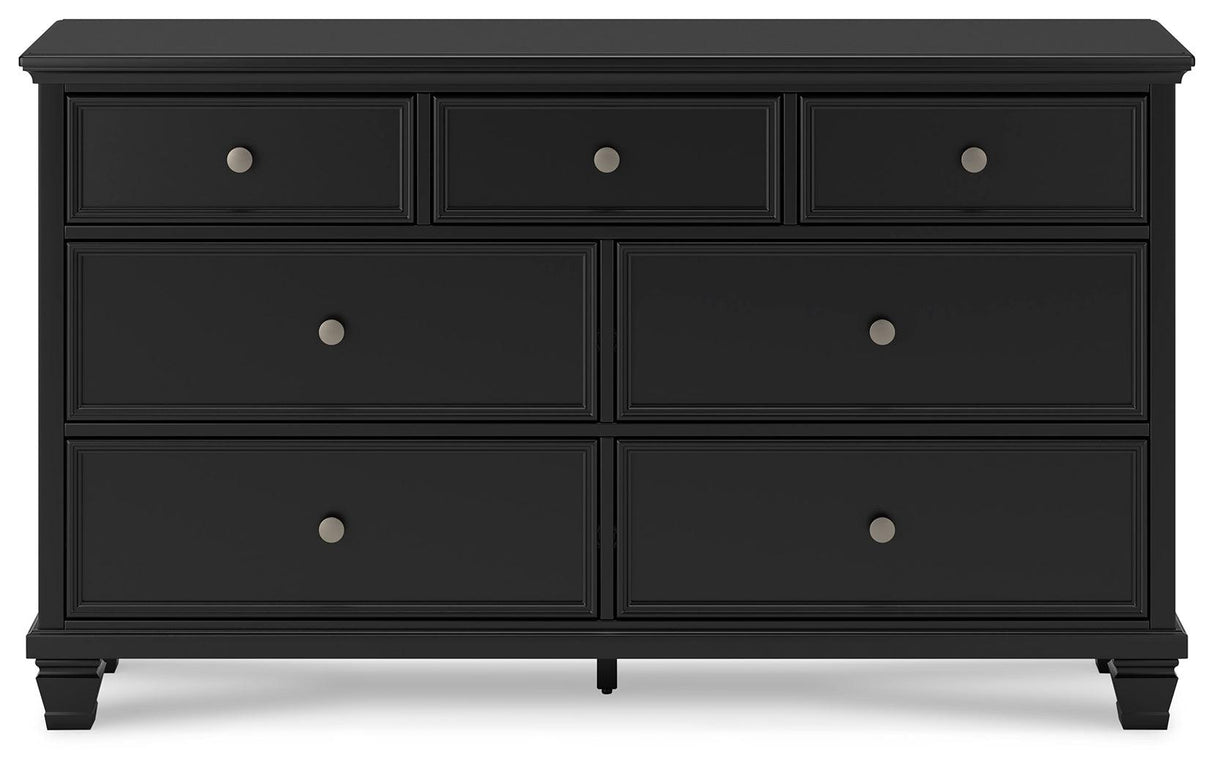 Lanolee Black Dresser by Ashley at Eve Furniture