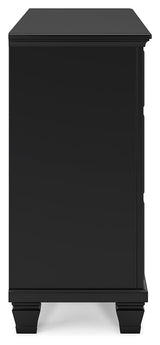 Lanolee Black Dresser by Ashley at Eve Furniture