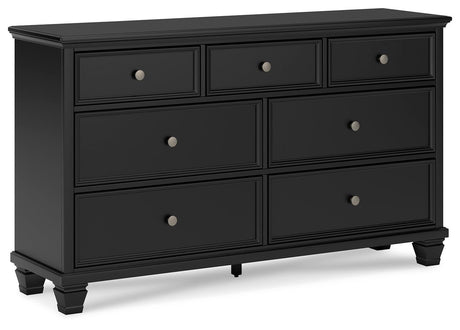 Lanolee Black Dresser by Ashley at Eve Furniture