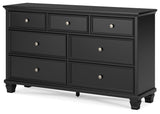 Lanolee Black Dresser