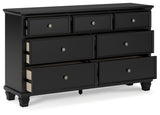 Lanolee Black Dresser