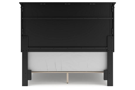 Lanolee Black Full Panel Bed by Ashley at Eve Furniture
