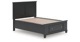 Lanolee Black Full Panel Storage Bed by Ashley at Eve Furniture