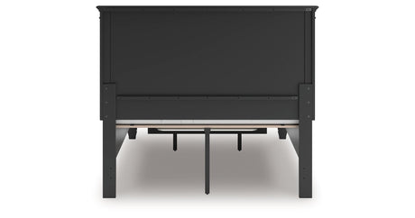 Lanolee Black Full Panel Storage Bed by Ashley at Eve Furniture