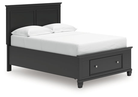 Lanolee Black Full Panel Storage Bed by Ashley at Eve Furniture