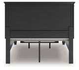 Lanolee Black Full Panel Storage Bed by Ashley at Eve Furniture