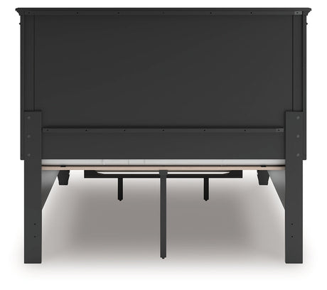 Lanolee Black Full Panel Storage Bed by Ashley at Eve Furniture