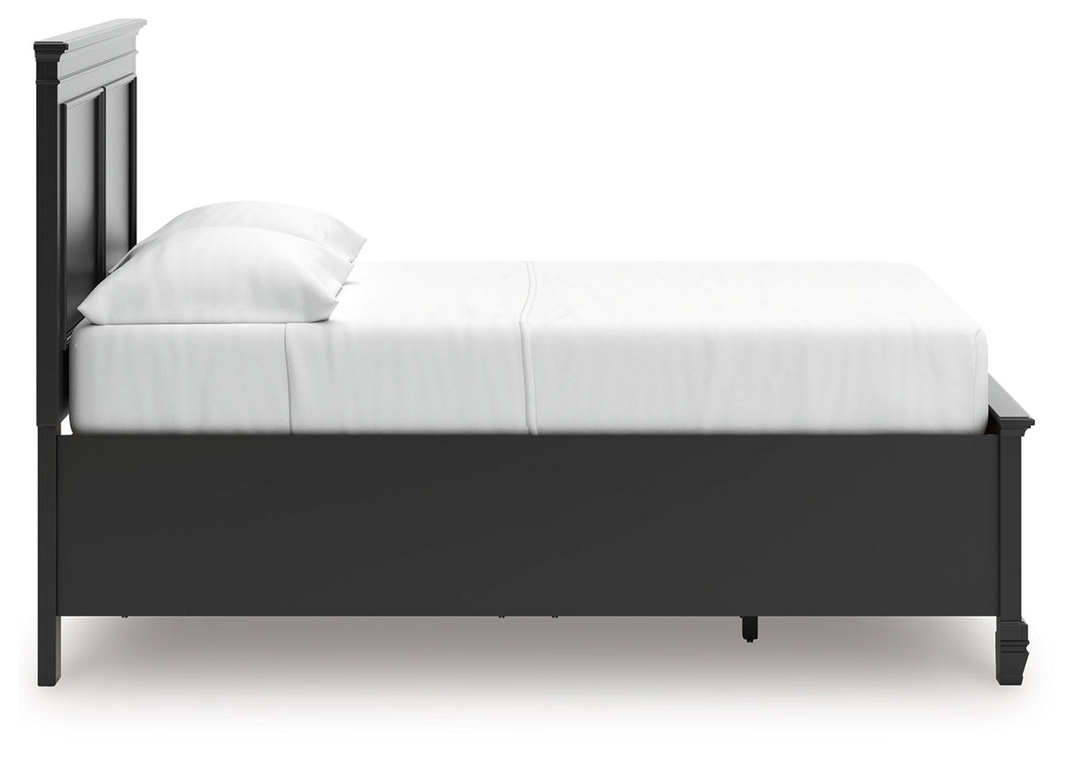 Lanolee Black Full Panel Storage Bed by Ashley at Eve Furniture