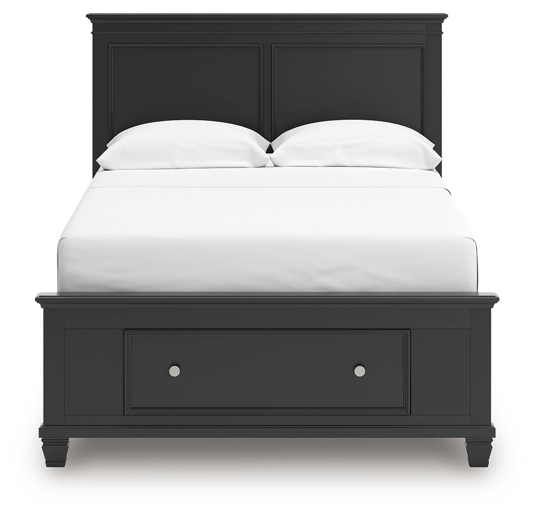 Lanolee Black Full Panel Storage Bed by Ashley at Eve Furniture