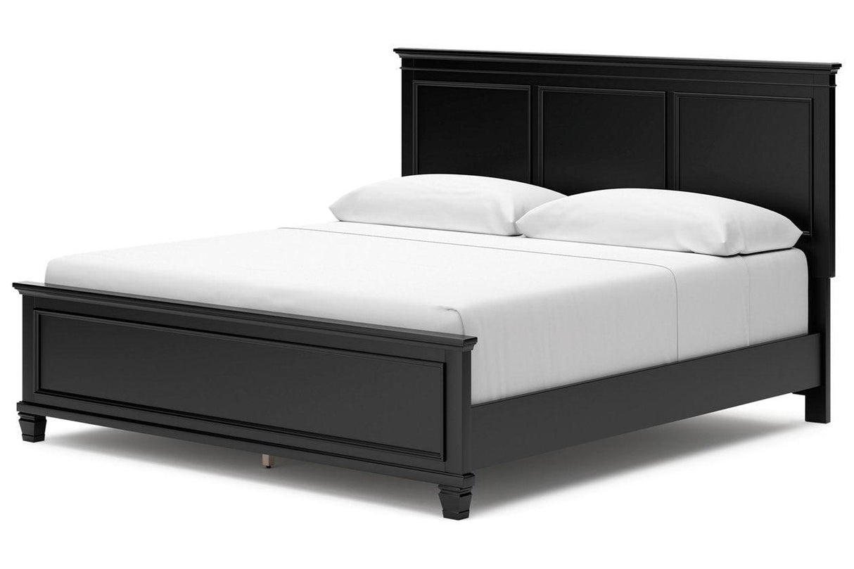 Lanolee Black King Panel Bed by Ashley at Eve Furniture