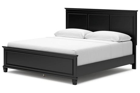 Lanolee Black King Panel Bed by Ashley at Eve Furniture