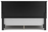 Lanolee Black King Panel Bed by Ashley at Eve Furniture