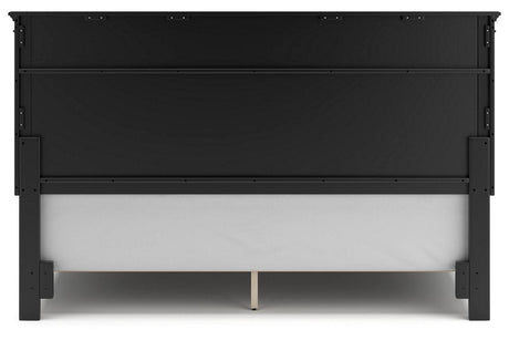 Lanolee Black King Panel Bed by Ashley at Eve Furniture