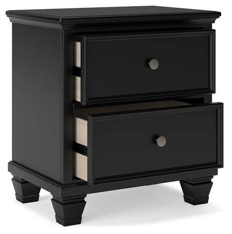 Lanolee Black Nightstand by Ashley at Eve Furniture
