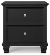 Lanolee Black Nightstand by Ashley at Eve Furniture
