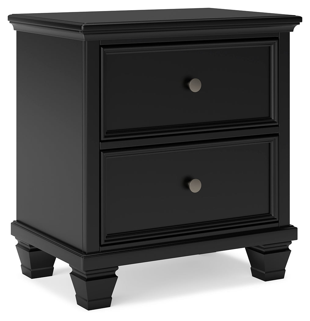 Lanolee Black Nightstand