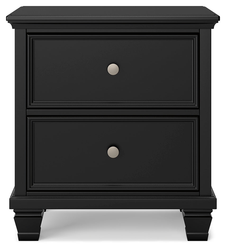 Lanolee Black Nightstand