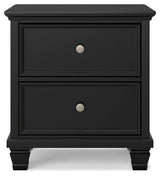 Lanolee Black Nightstand