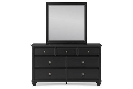 Lanolee Black Panel Bedroom Set by Ashley at Eve Furniture