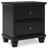 Lanolee Black Panel Bedroom Set by Ashley at Eve Furniture