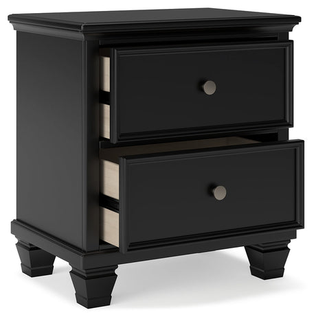 Lanolee Black Panel Bedroom Set by Ashley at Eve Furniture