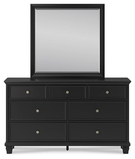 Lanolee Black Panel Bedroom Set by Ashley at Eve Furniture