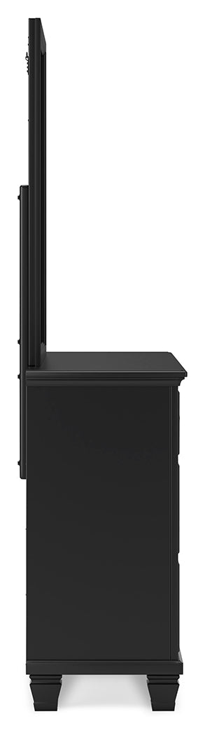 Lanolee Black Panel Bedroom Set by Ashley at Eve Furniture