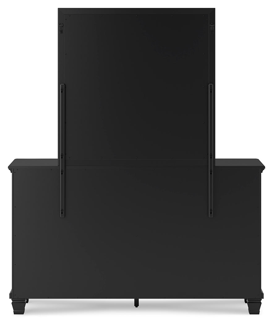 Lanolee Black Panel Bedroom Set by Ashley at Eve Furniture