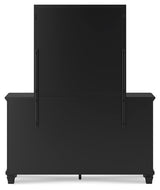 Lanolee Black Panel Bedroom Set by Ashley at Eve Furniture