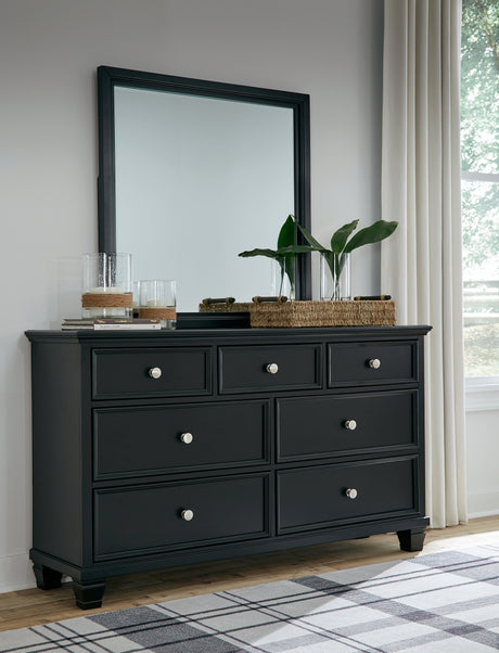 Lanolee Black Panel Bedroom Set by Ashley at Eve Furniture