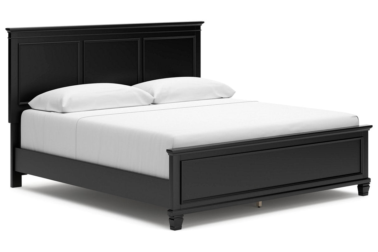 Lanolee Black Panel Bedroom Set by Ashley at Eve Furniture