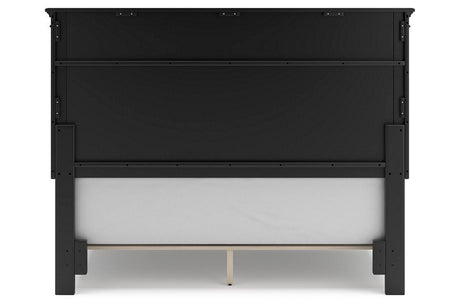 Lanolee Black Queen Panel Bed by Ashley at Eve Furniture