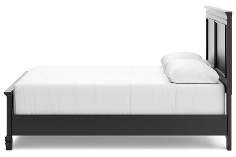 Lanolee Black Queen Panel Bed by Ashley at Eve Furniture