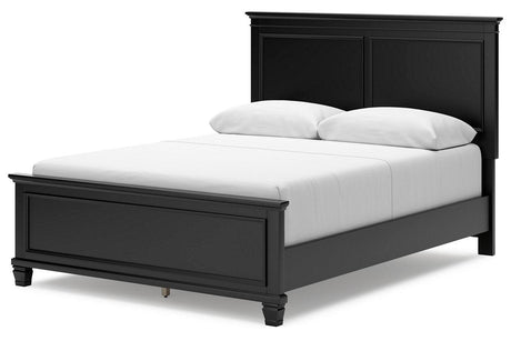 Lanolee Black Queen Panel Bed by Ashley at Eve Furniture