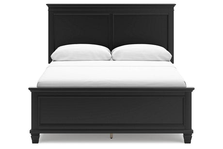 Lanolee Black Queen Panel Bed by Ashley at Eve Furniture
