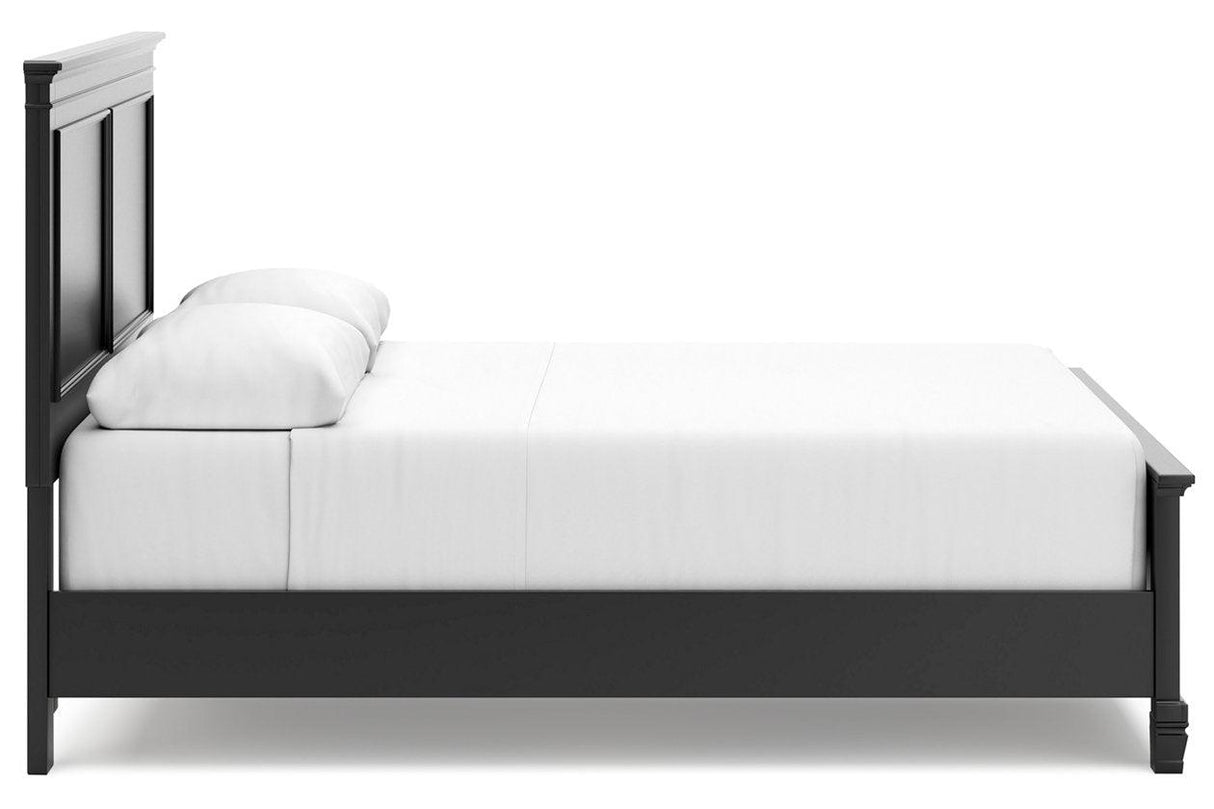 Lanolee Black Queen Panel Bed by Ashley at Eve Furniture