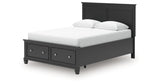 Lanolee Black Queen Panel Storage Bed by Ashley at Eve Furniture