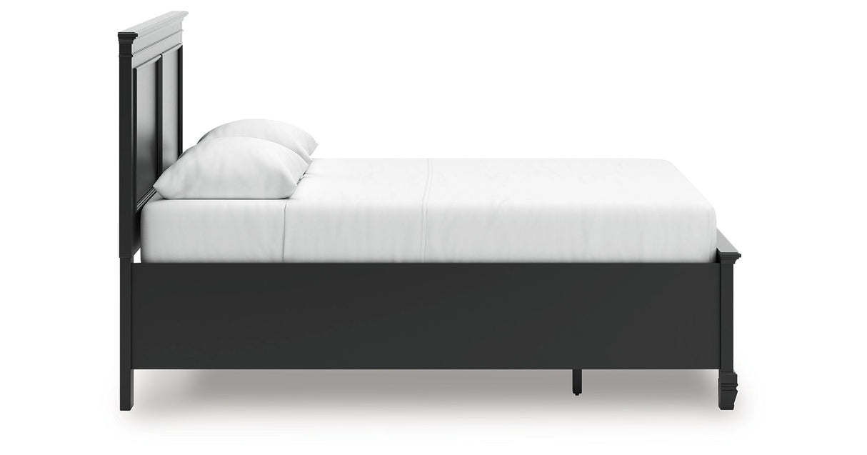 Lanolee Black Queen Panel Storage Bed by Ashley at Eve Furniture