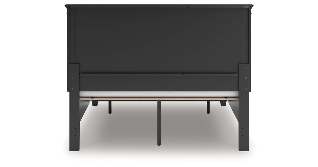 Lanolee Black Queen Panel Storage Bed by Ashley at Eve Furniture