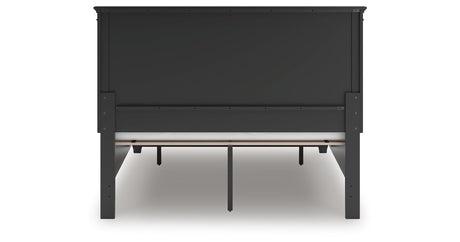 Lanolee Black Queen Panel Storage Bed by Ashley at Eve Furniture