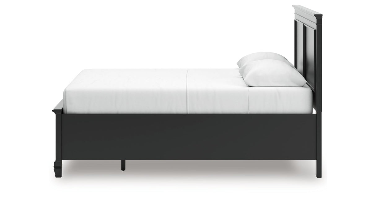 Lanolee Black Queen Panel Storage Bed by Ashley at Eve Furniture